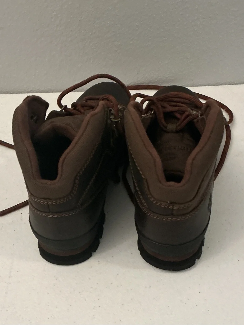 Timberland Dark Brown Leather Women’s Outdoor Boots
